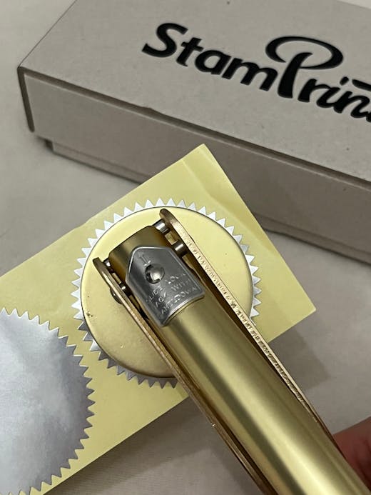 Custom Embosser with Your Logo / Artwork – Official Certification Seal