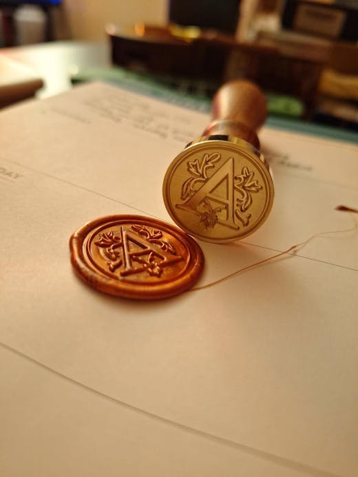Custom Wax Seal Stamp - Personalized Design for Invitations & Branding & Gifts