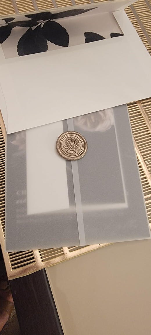 Custom Self-Adhesive Wax Seal Stickers with Your Artwork (100 Pcs)