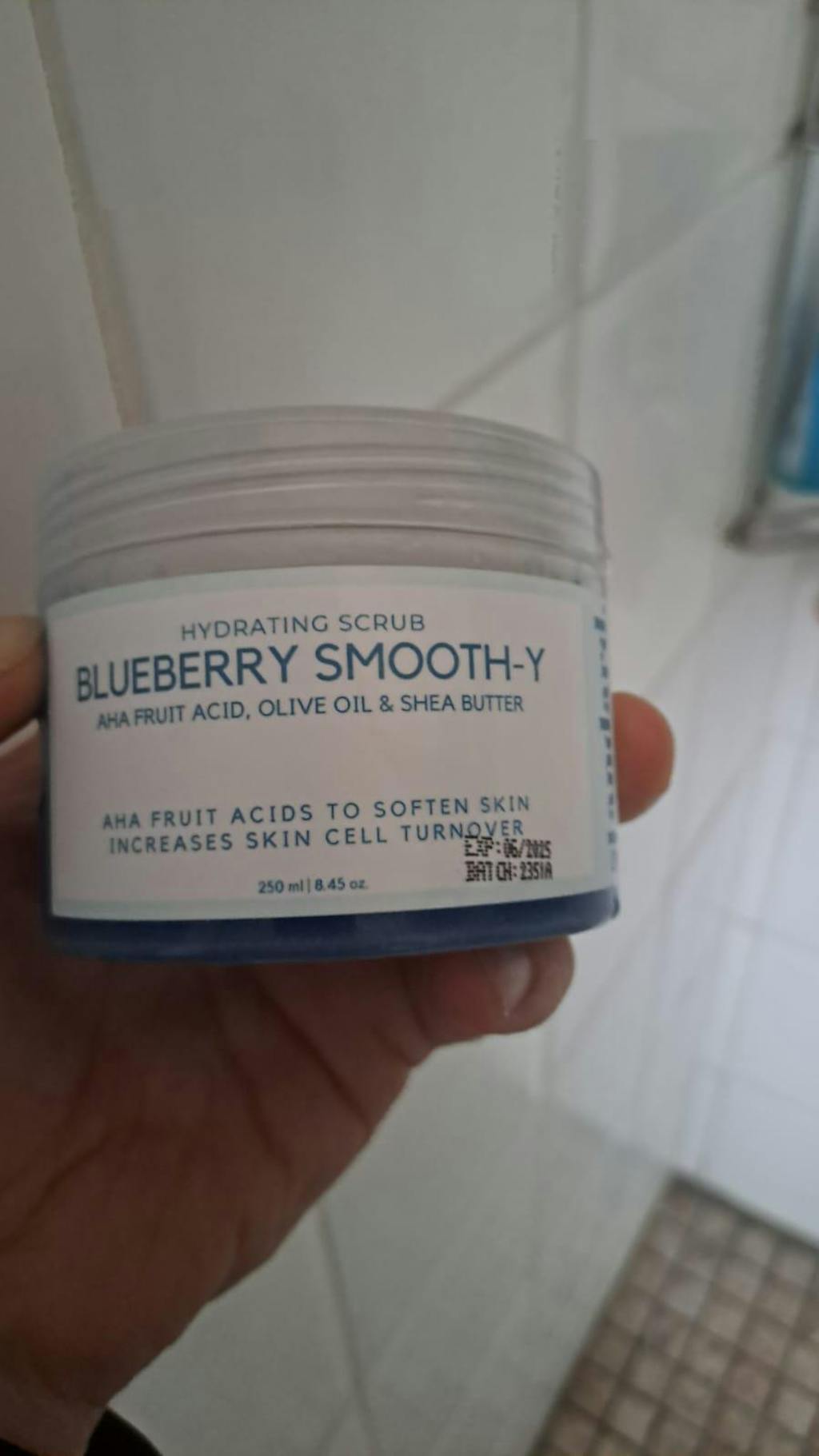 Blueberry Smoothy Scrub with AHA Fruit Acids Standard Skin & Beauty