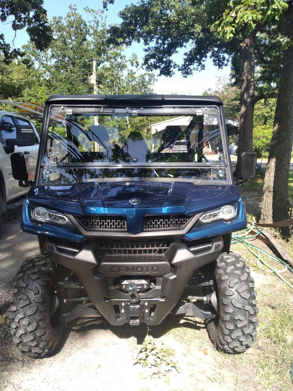 NCF　XL CFMOTO UForce 1000/XL Scratch Resistant Flip Windshield