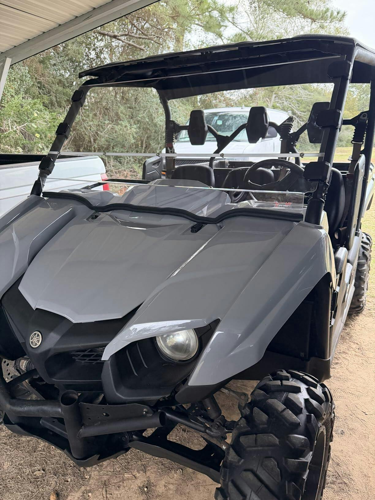 Yamaha Viking Scratch Resistant Vented Windshield – StarknightMT