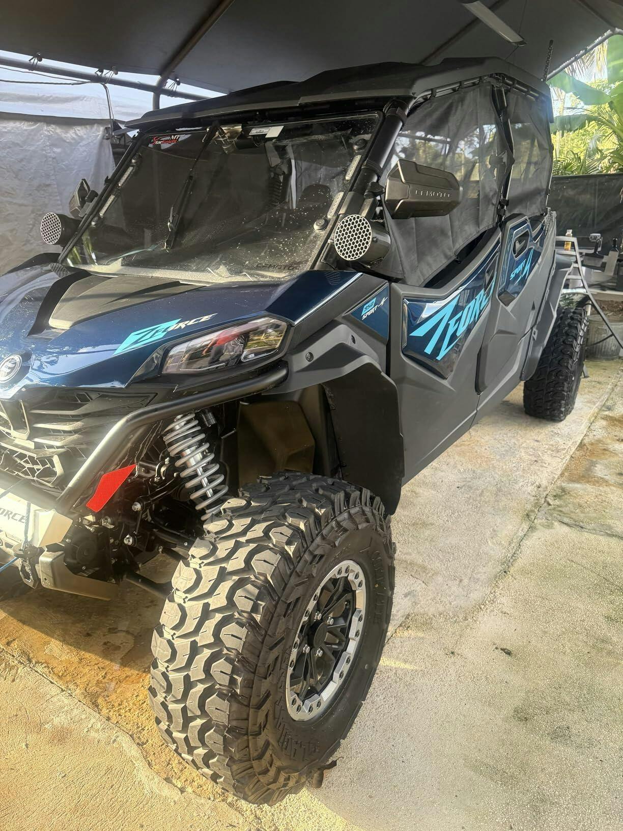 CFmoto ZForce 950 Sport/Trail Vented Windshield – StarknightMT