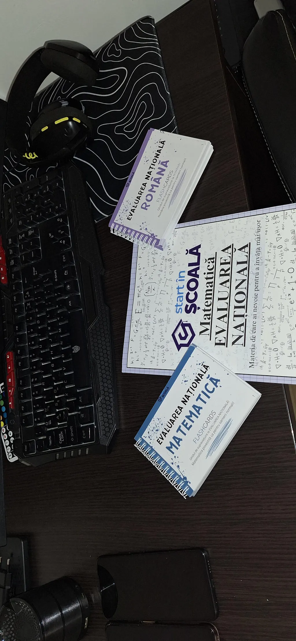 Evaluare Națională Pachet- Matematică Manual + Flashcard-uri Română & Mate