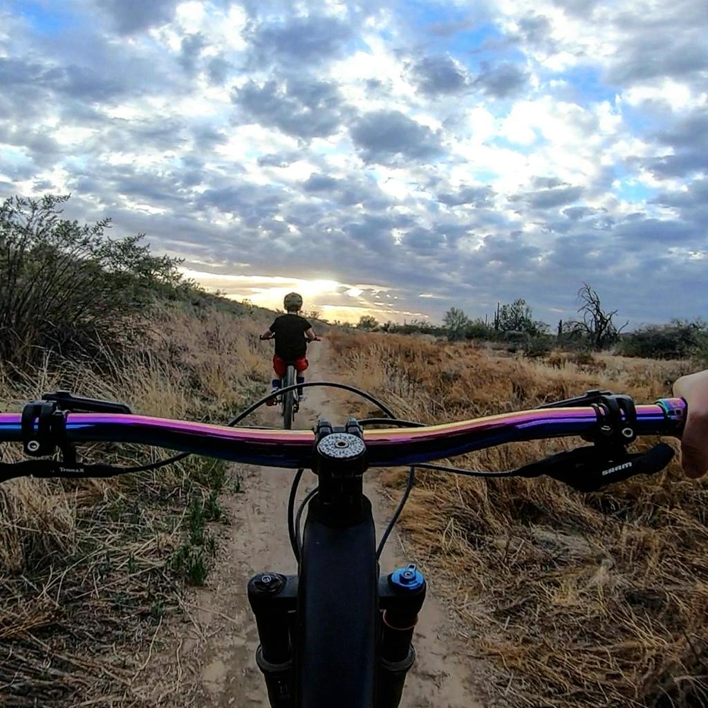 oil slick handlebars mtb