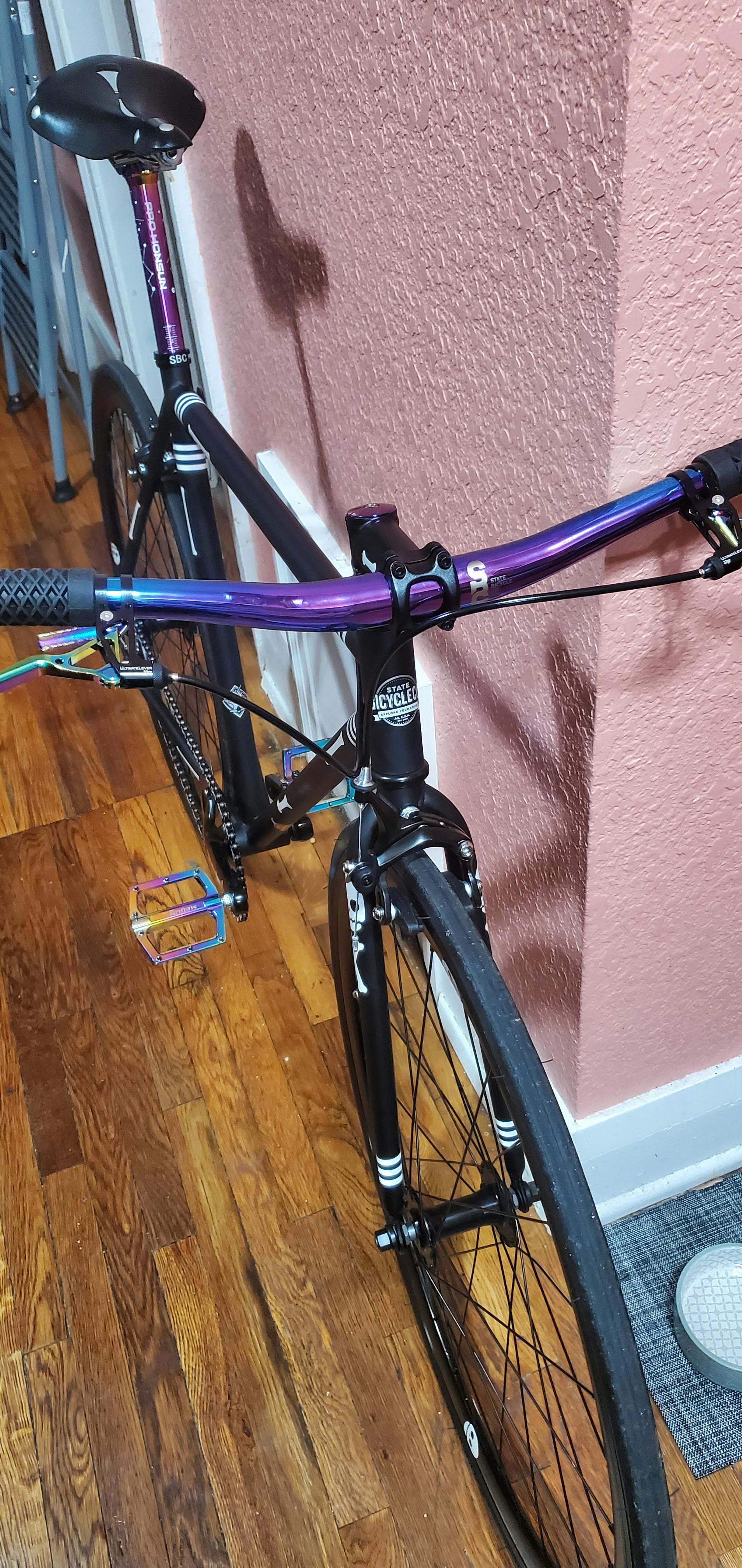 oil slick mtb handlebars