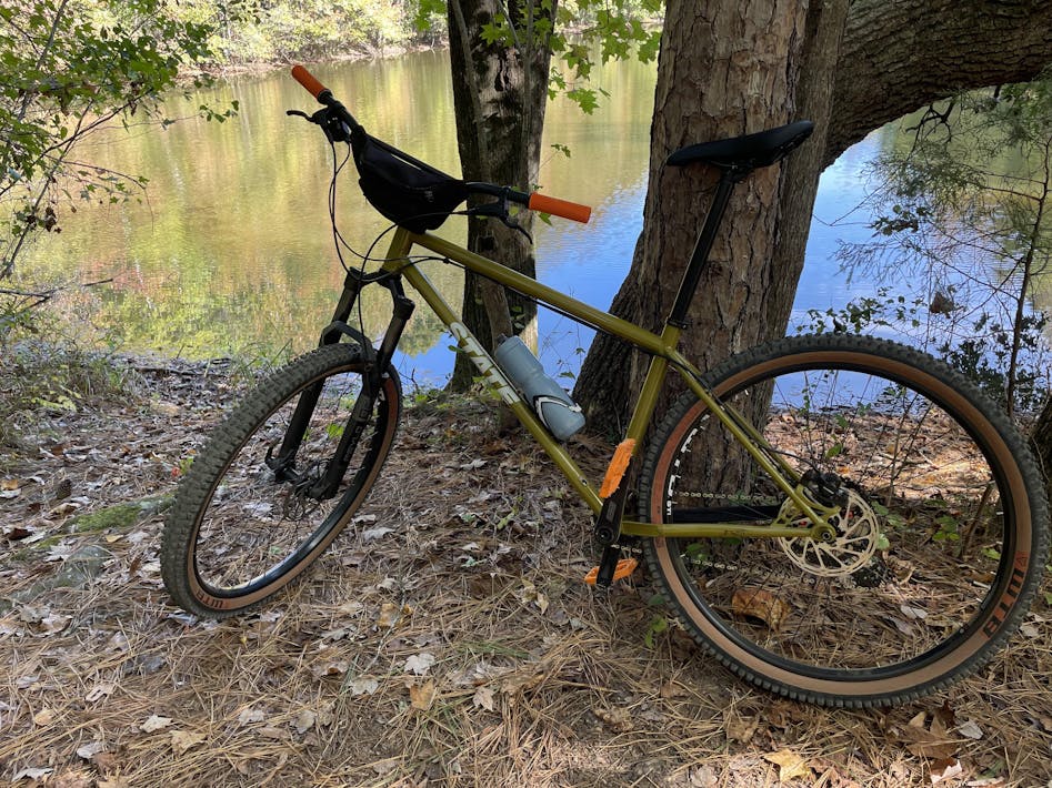 4130 Trail Mountain Bike Frame Set Patina Gold State