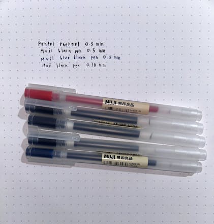 Muji Ballpoint Pen Refills Types Muji Black Refill Muji Cap Type