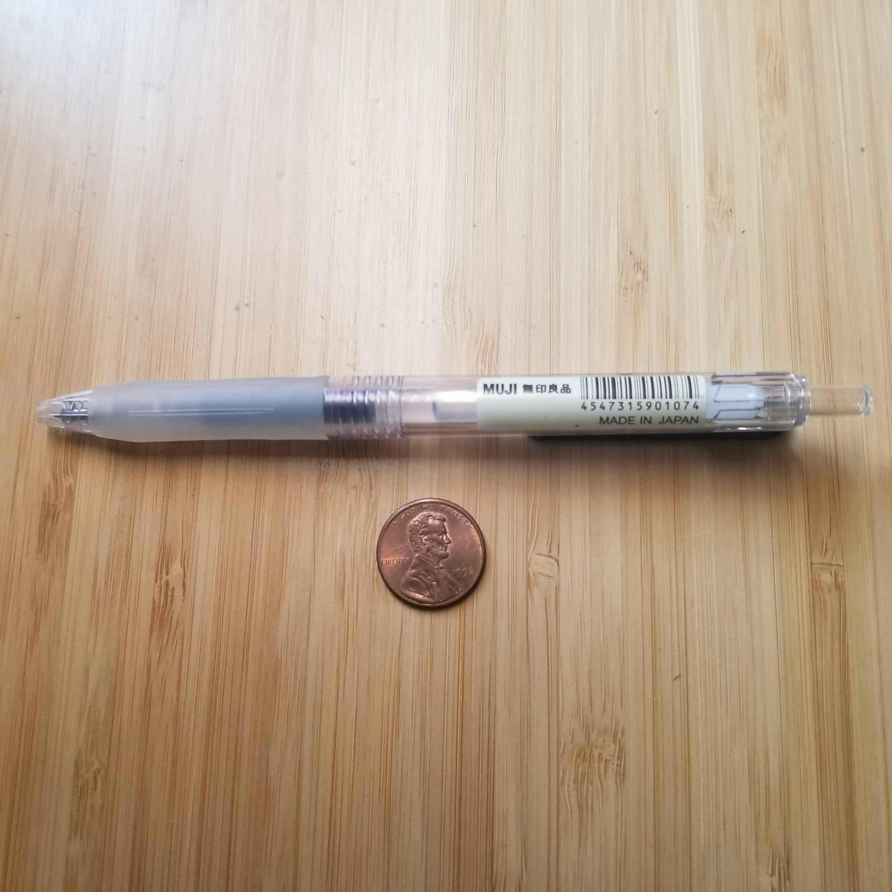 Muji Smooth Writing Gel Pen 0.5 mm Black — Stationery Pal