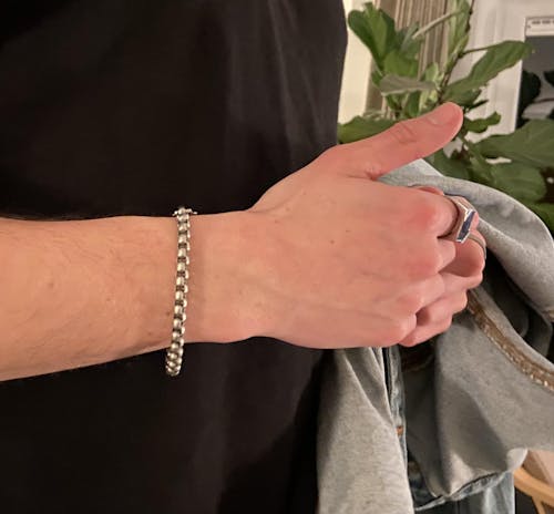 Urban Edge 5mm Box Chain Bracelet Silver