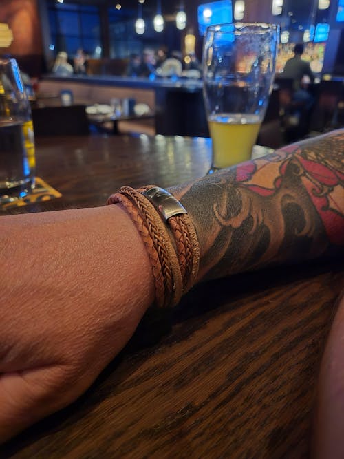 Bonacci Leather Bracelet Camel