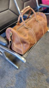 The Dagny Weekender | Large Leather Duffle Bag
