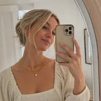 Gold Lace Pearl Choker Necklace