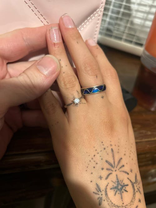 0.3CT Round Cut Moissanite Ring