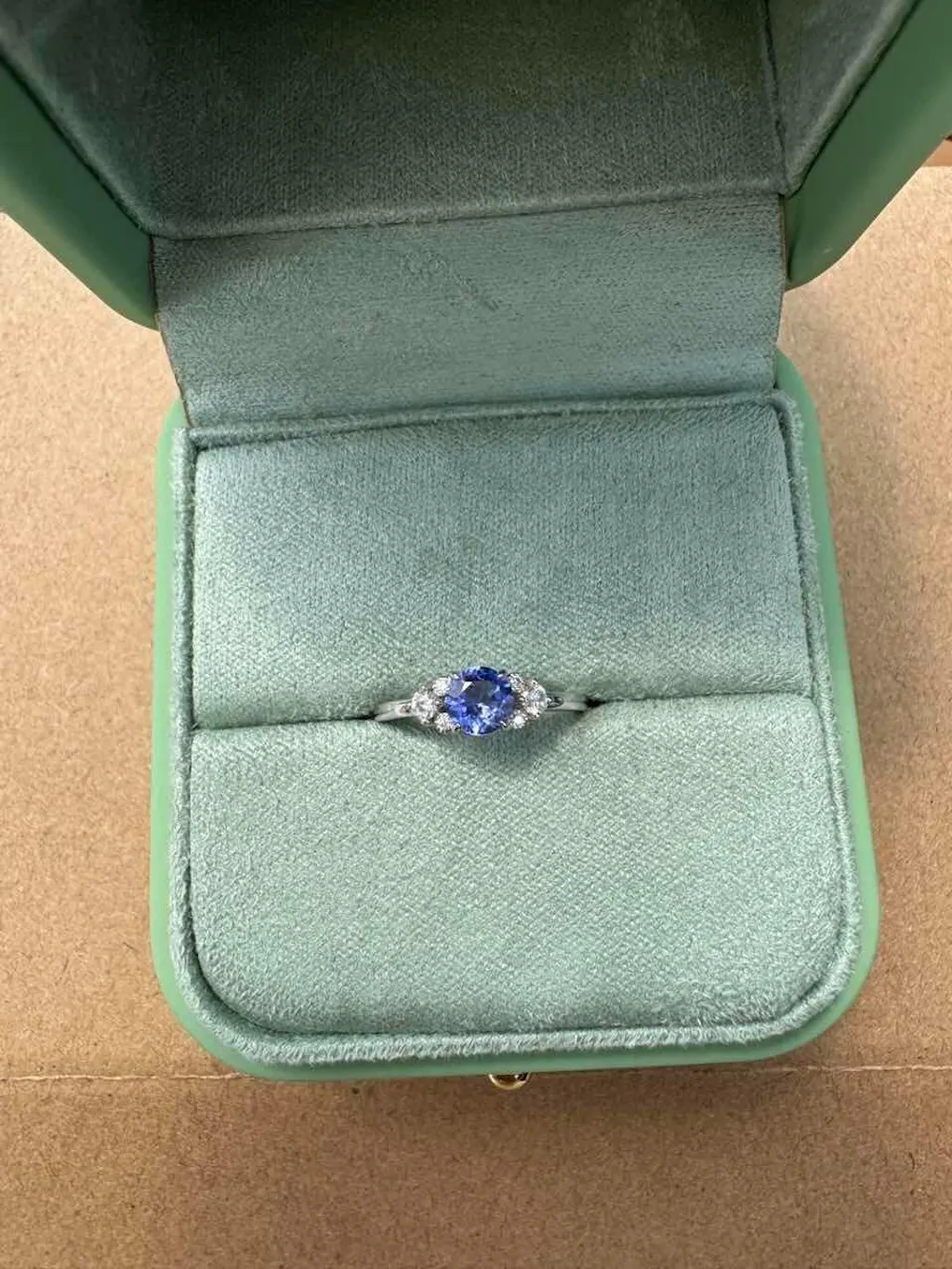 Velvet Twilight | Round Blue-Violet Tanzanite Engagement Ring