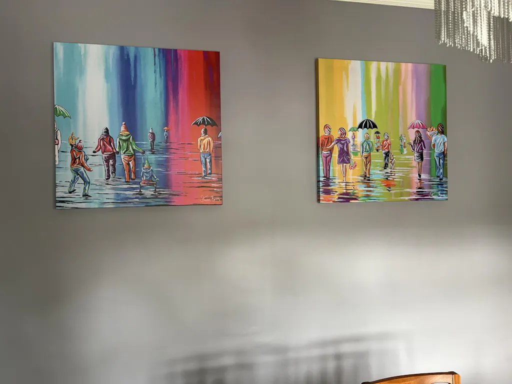 Scottish Winter Colourful Wall Canvas | Steven Brown Art