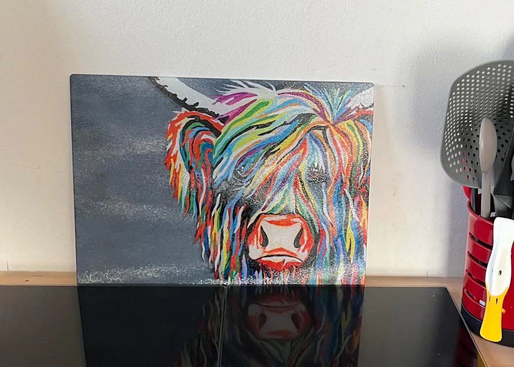 Rab McCoo - Glass Chopping Board
