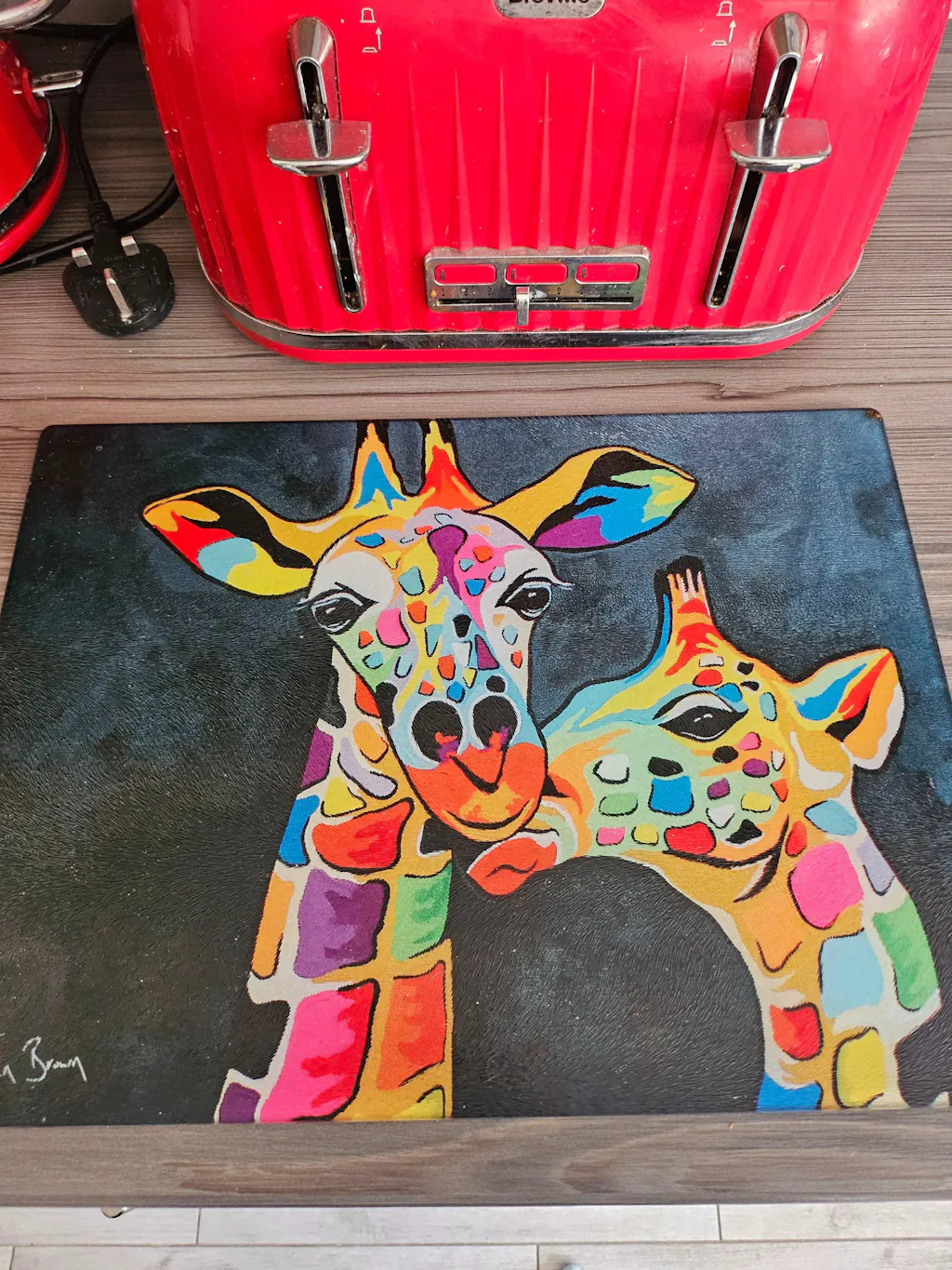 Francie & Josie McZoo - Glass Chopping Board