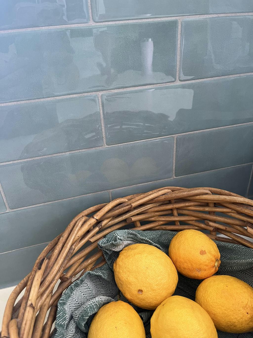 Long Subway Stick on Tile Eucalyptus Green Stick on Tiles Australia