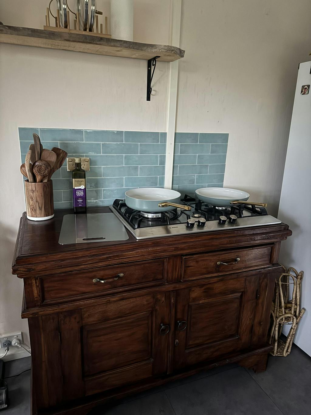 Long Subway Stick on Tile - Eucalyptus Green