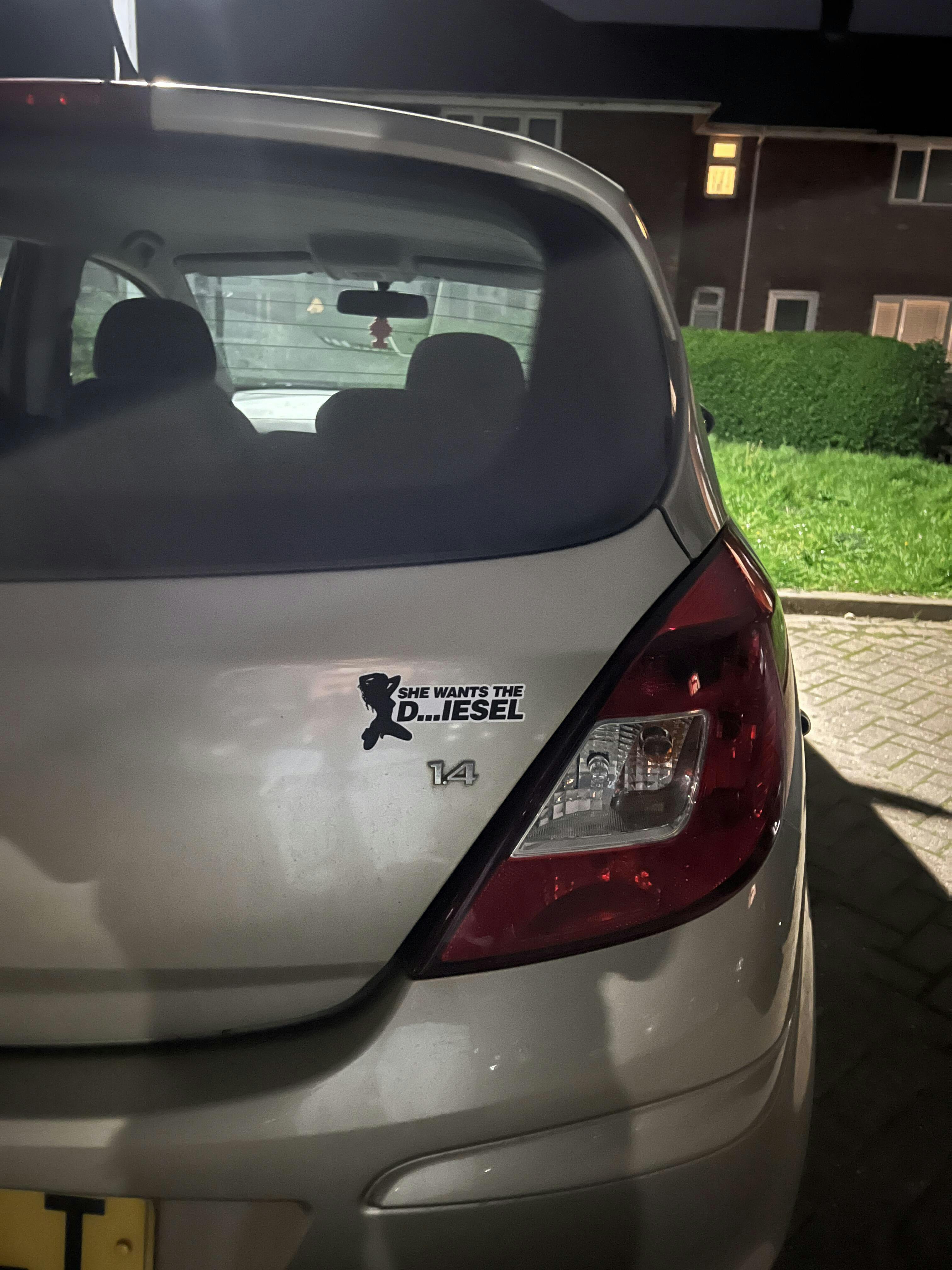 She Wants The Diesel Sticker – Stickermize