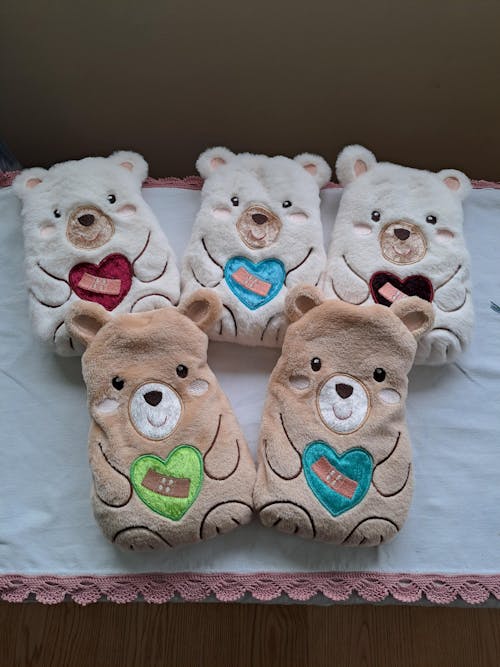 Tröstebär - Wärmflaschenbezug/Kirschkernkissen