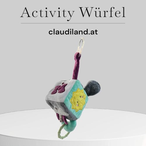 ITH-Stickdatei "Activity Soft Würfel Koala" -  Motorikwürfel für die Stickmaschine