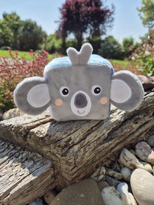 ITH-Stickdatei "Activity Soft Würfel Koala" -  Motorikwürfel für die Stickmaschine