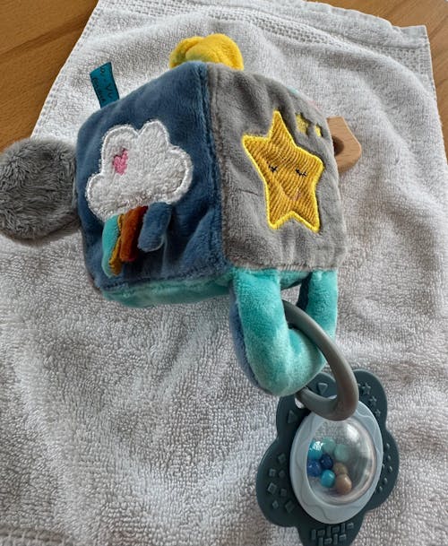 ITH-Stickdatei "Activity Soft Würfel Koala" -  Motorikwürfel für die Stickmaschine