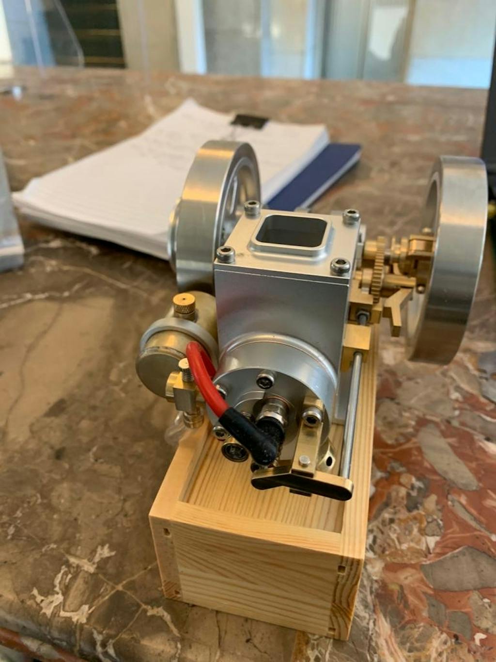 Upgrade Hit & Miss Gas Engine M90 Stirling Engine Model Combustion