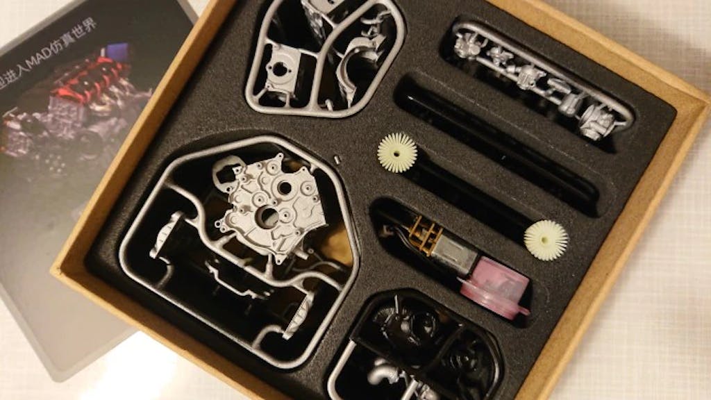 MAD RC DIY V8 Engine Model Kit for Capra VS410 Pro Build Your Own V8