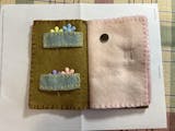 Hand Embroidered Felt Needle Book Kit - Stitched Modern