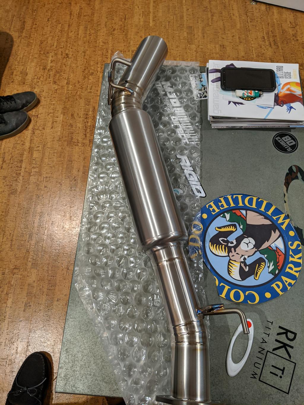 STM Evo 7/8/9 3" Titanium CatBack Exhaust