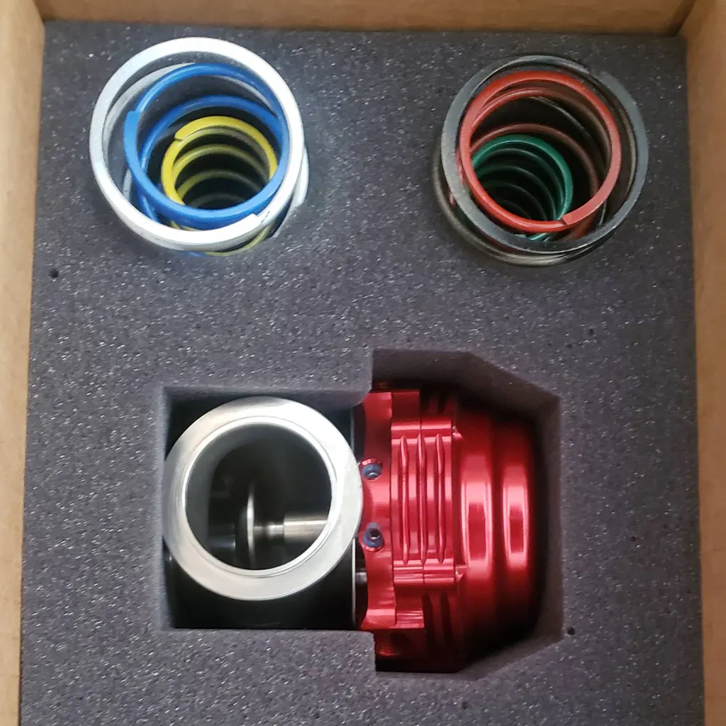 TiAL Sport MVS Wastegate (All Springs) w/Clamps - Blue main image 1