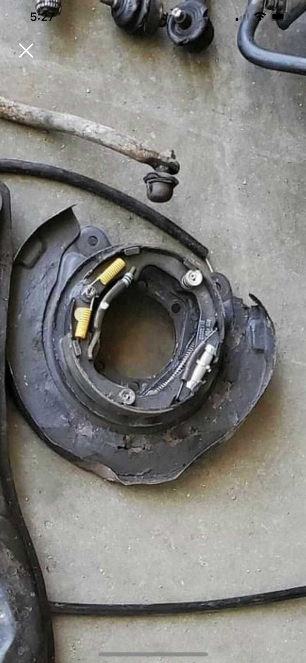 4600A156 OEM Mitsubishi Parking Brake Lever Strut LH Evo 4X / 2G DSM