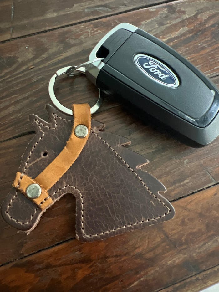 Horse Head Keychain