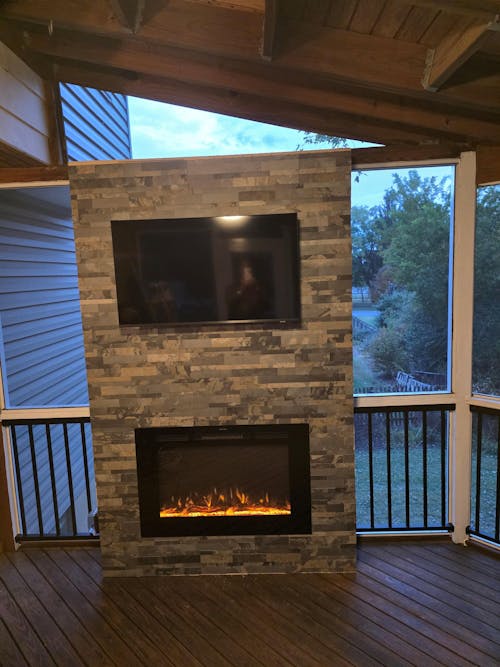 Rustic Slate - Self-Adhesive 3D Peel & Stick Real Stacked Stone Tiles [Pack of 10]