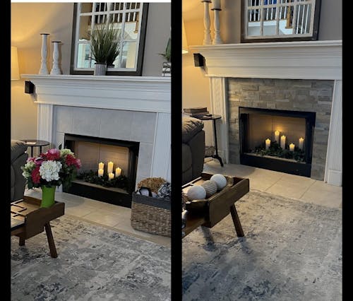 Opal Ash - Self-Adhesive 3D Peel & Stick Real Stacked Stone Tiles [Pack of 10]