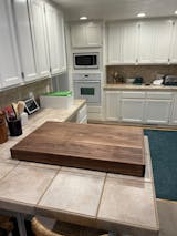 Handmade Large Cutting Board with Handles, Wood Stove Top Cover – StoneWon  Designs
