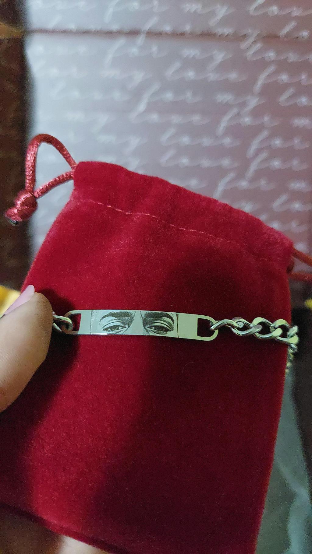 Men’s bracelet with engraving