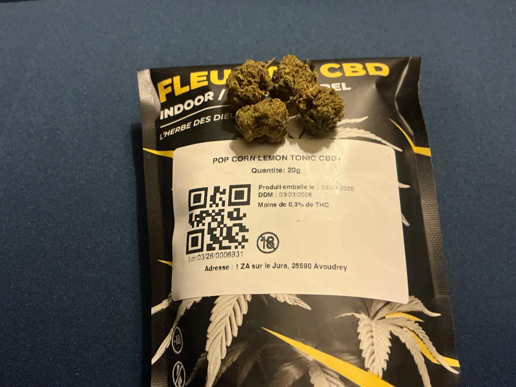 POP CORN LEMON TONIC CBD+