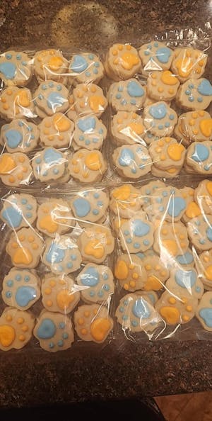 Mini Paw Print Cookies (4 dozen)