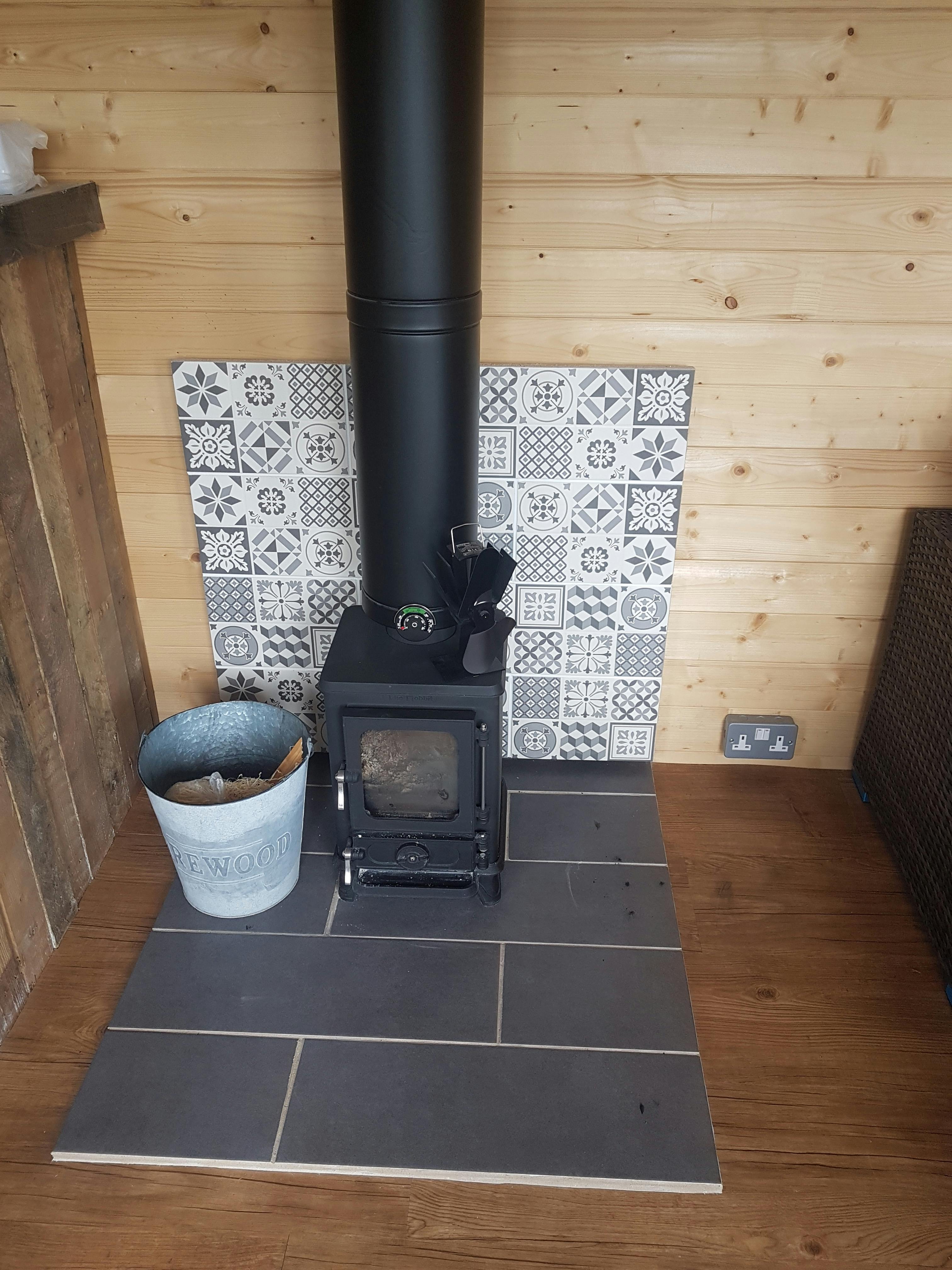 Wood burning stove in a shed chimney kits (shed, garage, gazebo, home Stovefitter's Warehouse