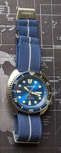 Marine Nationale - Navy Blue With White Stripe