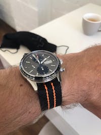 SharkTooth NATO (Adjustable) - Stealth Black/Orange