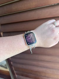 [Apple Watch] Nude Shimmer Bracelet - Silver