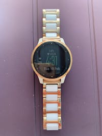 [Quick Release] Ceramic Bracelet (Rose Gold) - Deployant Clasp