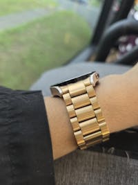 [Galaxy Watch 4-7] Fitted Steel Bracelet - Rose Gold