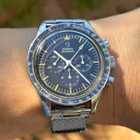 [Forstner] Wide Version Komfit "JB" Mesh Watch Bracelet with Straight Ends