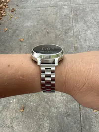 [Quick Release] Steel Bracelet with Deployant Clasp - Silver